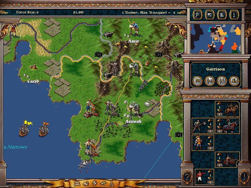 Pantallazo de Imperialism II: The Age of Exploration para PC