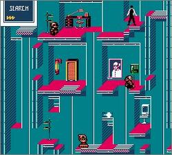 Pantallazo de Impossible Mission II: S.E.I. Version para Nintendo (NES)