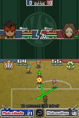 Pantallazo de Inazuma Eleven 2: Tormenta de Fuego para Nintendo DS