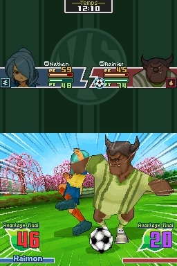 Pantallazo de Inazuma Eleven 2: Tormenta de Fuego para Nintendo DS