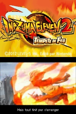 Pantallazo de Inazuma Eleven 2: Tormenta de Fuego para Nintendo DS
