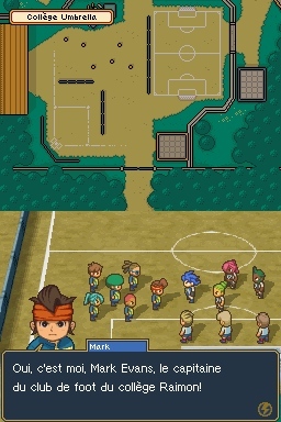 Pantallazo de Inazuma Eleven 2: Tormenta de Fuego para Nintendo DS