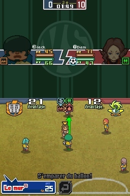 Pantallazo de Inazuma Eleven 2: Tormenta de Fuego para Nintendo DS