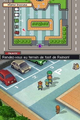 Pantallazo de Inazuma Eleven 2: Tormenta de Fuego para Nintendo DS