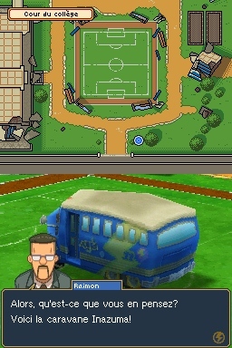 Pantallazo de Inazuma Eleven 2: Tormenta de Fuego para Nintendo DS