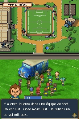 Pantallazo de Inazuma Eleven 2: Ventisca Eterna para Nintendo DS