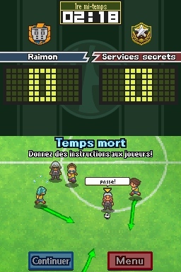 Pantallazo de Inazuma Eleven 2: Ventisca Eterna para Nintendo DS