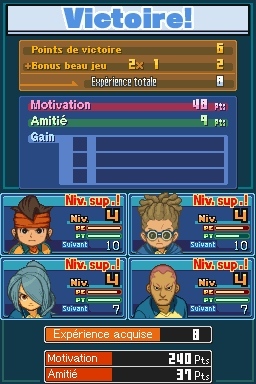 Pantallazo de Inazuma Eleven 2: Ventisca Eterna para Nintendo DS