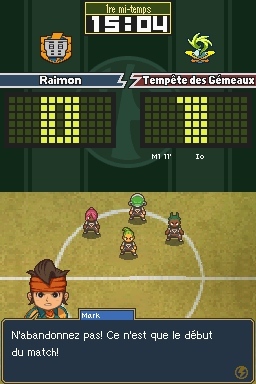 Pantallazo de Inazuma Eleven 2: Ventisca Eterna para Nintendo DS