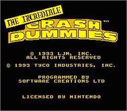 Pantallazo de Incredible Crash Dummies, The para Nintendo (NES)