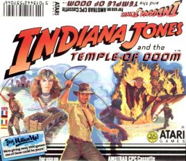 Caratula de Indiana Jones And The Temple Of Doom para Amstrad CPC