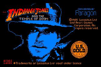 Pantallazo de Indiana Jones And The Temple Of Doom para Amstrad CPC