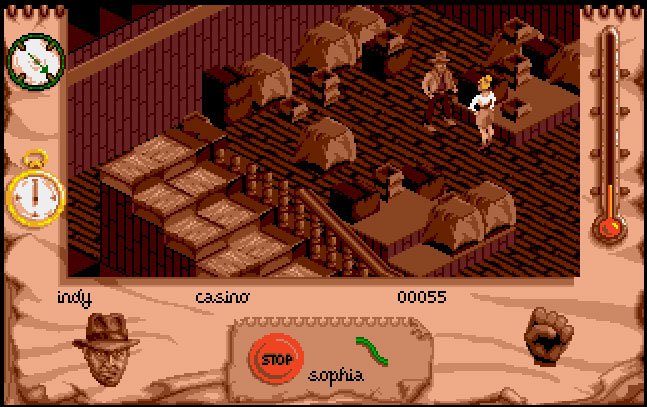 Pantallazo de Indiana Jones and The Fate of Atlantis: The Action Game para Atari ST