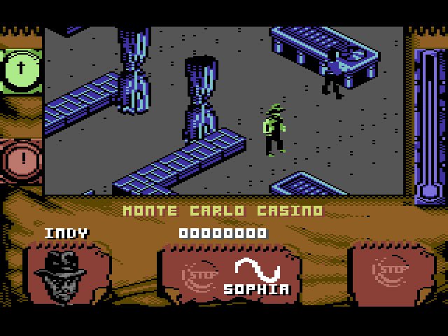 Pantallazo de Indiana Jones and The Fate of Atlantis: The Action Game para Commodore 64