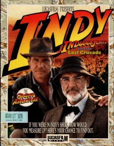 Caratula de Indiana Jones and the Last Crusade (Aventura) para Atari ST