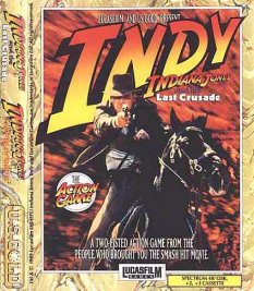 Caratula de Indiana Jones and the Last Crusade para Spectrum