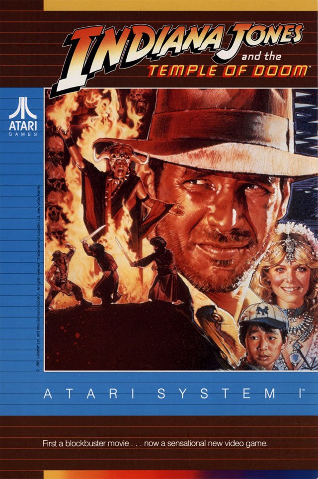 Caratula de Indiana Jones and the Temple of Doom para Atari ST