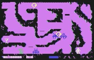 Pantallazo de Indiana Jones in the Lost Kingdom para Commodore 64
