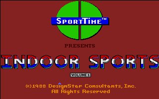 Pantallazo de Indoor Sports para Atari ST