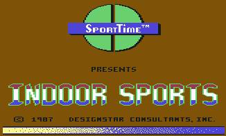 Pantallazo de Indoor Sports para Commodore 64