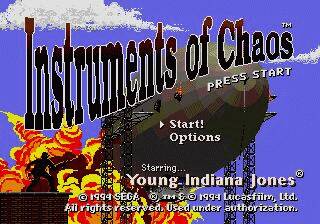 Pantallazo de Instruments of Chaos Starring Young Indiana Jones para Sega Megadrive