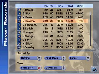Pantallazo de International Cricket Captain 2002 para PC