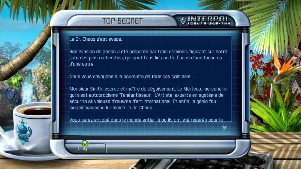 Pantallazo de Interpol: The Trail of Dr. Chaos para Xbox 360