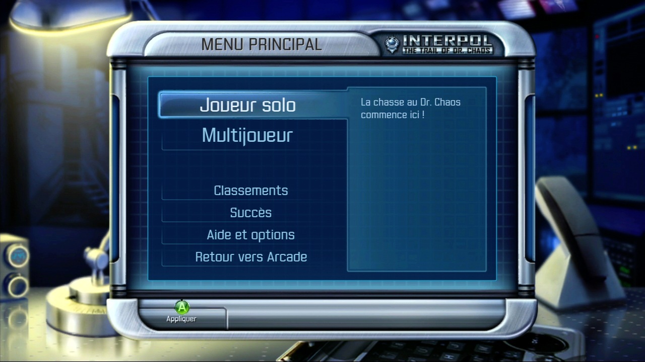 Pantallazo de Interpol: The Trail of Dr. Chaos para Xbox 360