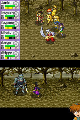 Pantallazo de Inuyasha: Secret of the Divine Jewel para Nintendo DS