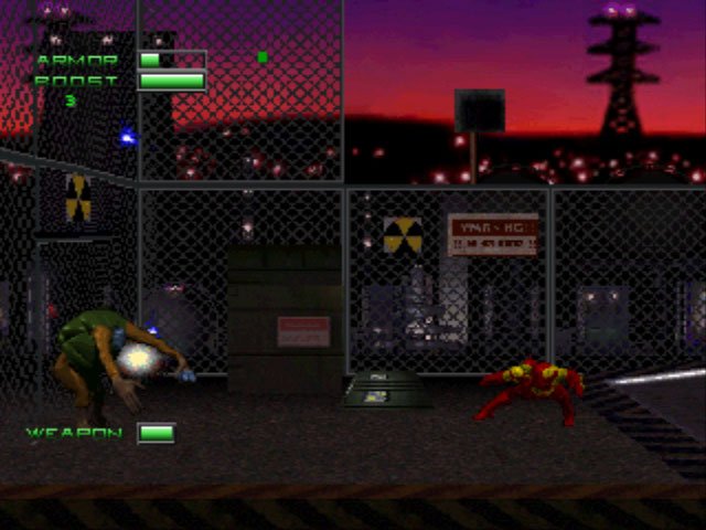 Pantallazo de Iron Man/X-O Manowar in Heavy Metal para PlayStation