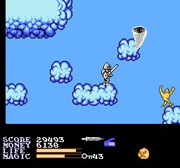 Pantallazo de IronSword: Wizards & Warriors II para Nintendo (NES)