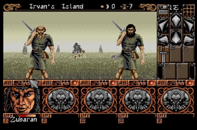Pantallazo de Ishar 2: Messengers of Doom para Atari ST
