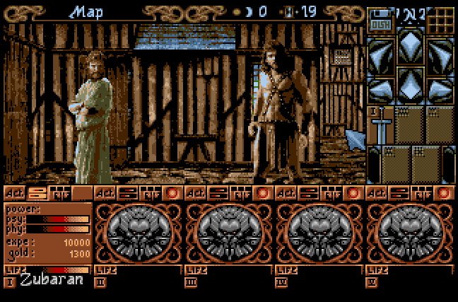 Pantallazo de Ishar 3: The Seven Gates of Infinity para Atari ST
