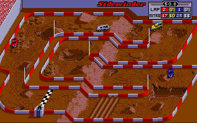 Pantallazo de Ivan 'Ironman' Stewart's Super Off Road para Atari ST
