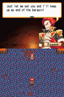 Pantallazo de Izuna: Legend of the Unemployed Ninja para Nintendo DS