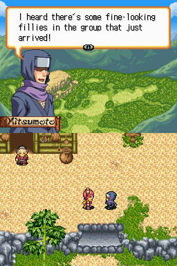 Pantallazo de Izuna: Legend of the Unemployed Ninja para Nintendo DS