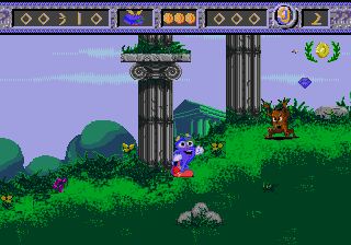 Pantallazo de Izzy's Quest for the Olympic Rings para Sega Megadrive