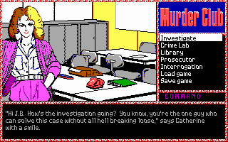 Pantallazo de J.B. Harold in: Murder Club para PC