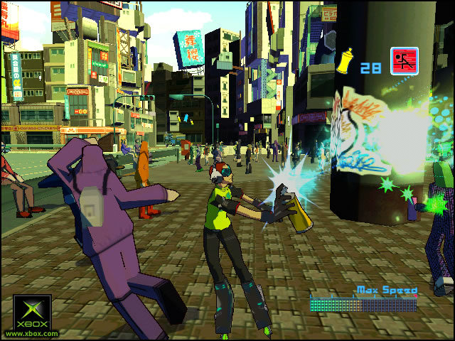 Pantallazo de JSRF: Jet Set Radio Future para Xbox