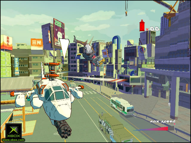 Pantallazo de JSRF: Jet Set Radio Future para Xbox