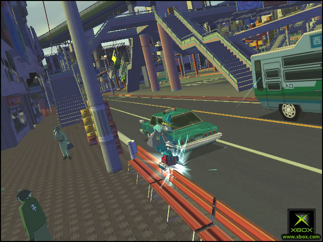 Pantallazo de JSRF: Jet Set Radio Future para Xbox