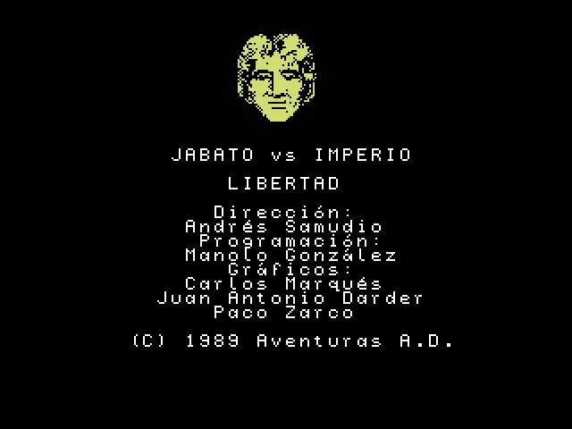Pantallazo de Jabato para Commodore 64