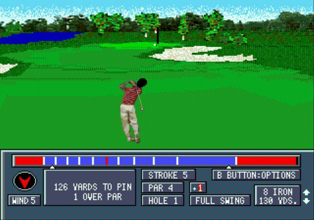 Pantallazo de Jack Nicklaus' Power Challenge Golf para Sega Megadrive