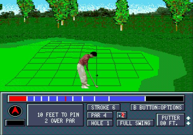 Pantallazo de Jack Nicklaus' Power Challenge Golf para Sega Megadrive