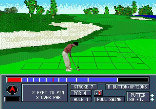 Pantallazo de Jack Nicklaus' Power Challenge Golf para Sega Megadrive