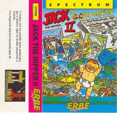 Caratula de Jack the Nipper 2: In Coconut Capers para Spectrum