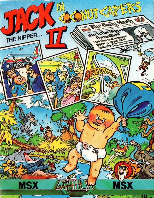 Caratula de Jack the Nipper II: In Coconut Capers para MSX