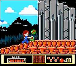 Pantallazo de Jackie Chan's Action Kung Fu para Nintendo (NES)