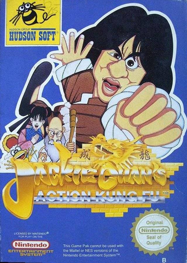 Caratula de Jackie Chan's Action Kung Fu para Nintendo (NES)