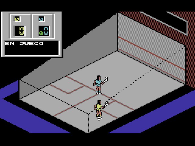 Pantallazo de Jahangir Khan World Championship Squash para Commodore 64
